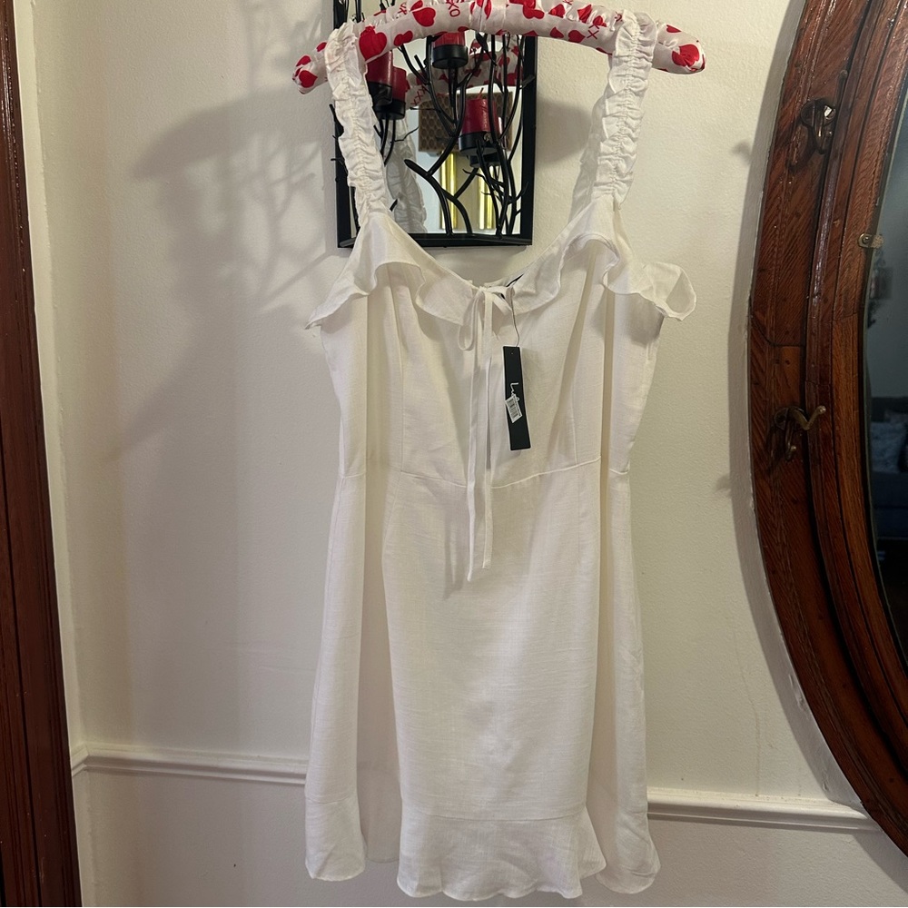 Lulus sleeveless Ruffled mini dress